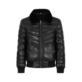 SKÓRZANA KURTKA MĘSKA KURMS-0311 1327 Z23