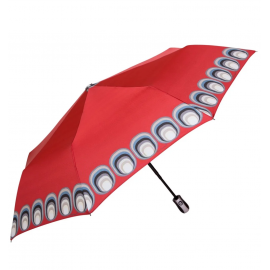 Parasolka damska DP341 3-sekcyjna, automatycznie czerwony