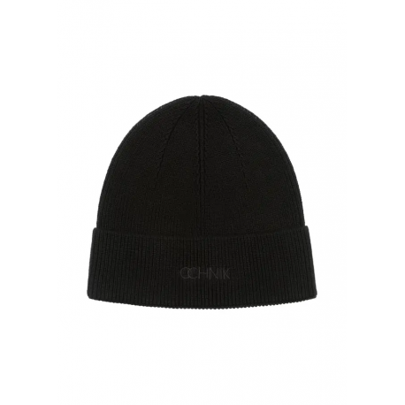 CZAMT-0060A-99 Z23 Czarna czapka męska z logo Ochnik