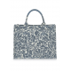 TOREBKA DAMSKA SHOPPER OCHNIK TOREN-0873-15(W24) kolor Błękitny