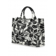 TOREBKA DAMSKA SHOPPER OCHNIK TOREN-0873-15(W24) kolor czarno-biały
