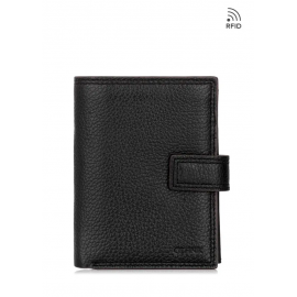 Portfel męski Ochnik skóra naturalna czarny PORMS-002RFID-99