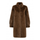 Brązowe eleganckie futro damskie Ochnik FUTDP-0050-89