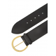 PASDS-0311-99(Z24) Czarny skórzany pasek damski