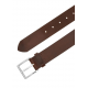 PASMS-0257-89(Z24) Brązowy skórzany pasek męski
