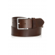 PASMS-0257-89(Z24) Brązowy skórzany pasek męski