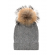 CZADT-0040B-91 szary OCHNIK czapka zimowa beanie