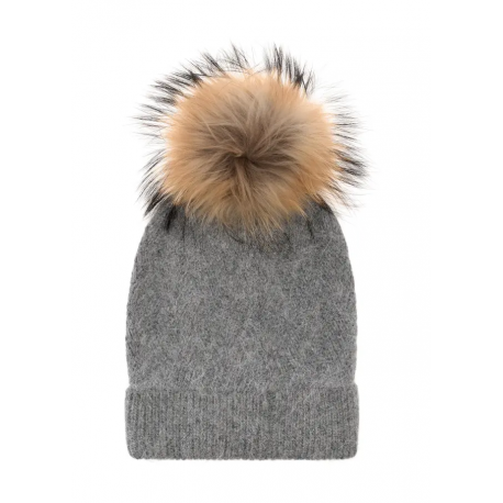 CZADT-0040B-91 szary OCHNIK czapka zimowa beanie