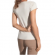 Beżowy T-shirt damski Ochnik basic TSHDT-0111-81