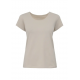 Beżowy T-shirt damski Ochnik basic TSHDT-0111-81
