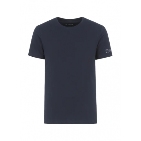 T-shirt męski w granatowym kolorze TSHMT-0091-69