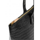 Torebka damaska shopper skóra naturalna czarny TORES-0939D-99