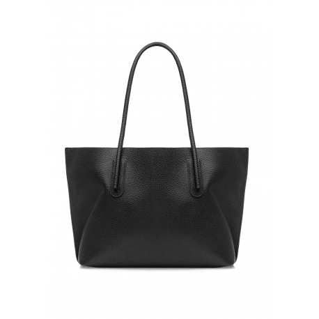 tTorebka shopper skóra ekologiczna TOREC-0938A-99(W25) czarny