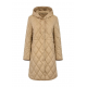 Beżowa pikowana kurtka damska KURDT-0579-81
