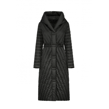 Długa kurtka damska z pikowaniem KURDT-0523-98 Z25
