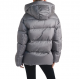 Szara puchowa kurtka damska KURDT-0585-91 Z25