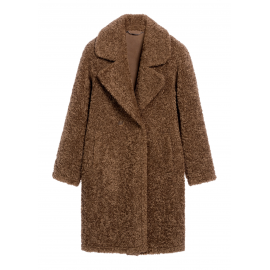 Brązowe futro damskie FUTDP-0063-89 Z25