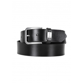 Czarny skórzany pasek męski PASMS-0129D-99