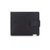Czarny skórzany portfel męski PORMS-0144B-99