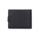 Czarny skórzany portfel męski PORMS-0144B-99