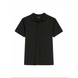 Czarna koszulka polo męska POLMT-0084-99