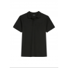 Czarna koszulka polo męska POLMT-0084-99