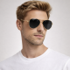 Okulary przeciwsłoneczne Aviator Gold Edition 00G1