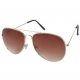 Okulary przeciwsłoneczne Aviator Gold Edition 00G1