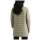 Oliwkowa kurtka damska z naturalnym ociepleniem KURDT-0636-8E(W26)
