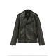 Czarna skórzana kurtka ramoneska męska KURMS-0391-99(W26)
