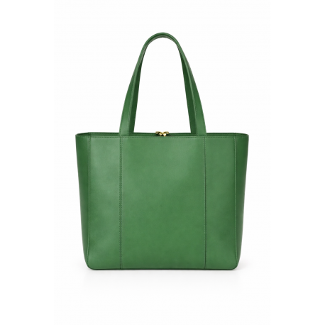 Torebka skórzana damska Verso w zielonym kolorze 4379-0529A