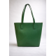 Torebka skórzana damska shopper skóra naturalna kolor zielony 4571