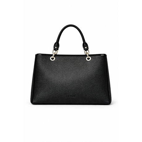 Torebka skórzana damska Verso w czarnym kolorze