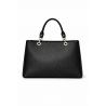 Torebka skórzana damska Verso w czarnym kolorze 4902-A08NA