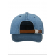 Niebieska czapka z daszkiem z logo unisex CZALT-0014-7H(W26)