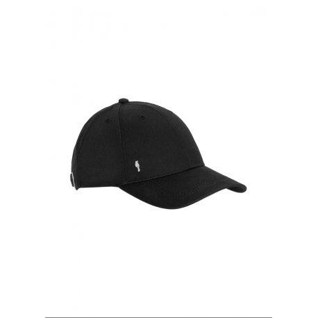 Czarna czapka z daszkiem z logo unisex CZALT-0001-99(W26)