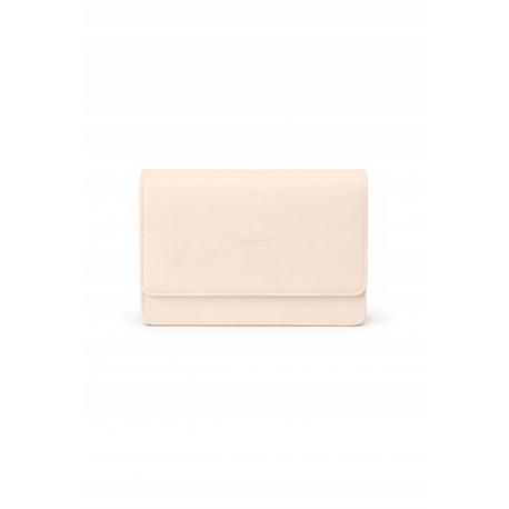 Torebka skórzana damska w beżowym kolorze 4911-A0ZEB