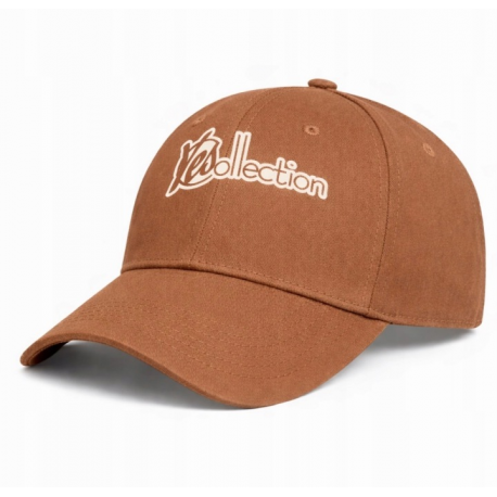 Yes Collection brązowa czapka z daszkiem rozmiar uniwersalny CZAD-001BR