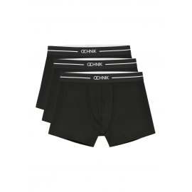 Trójpak czarnych bokserek męskich ZESMB-0012-99(W26)