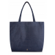 Torebka shopper bawełna niebieski TOREN-0334-7H