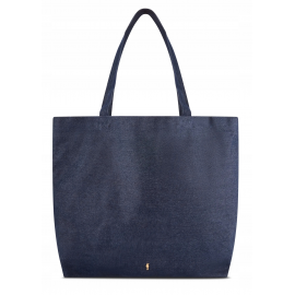 Torebka shopper bawełna niebieski TOREN-0334-7H