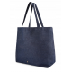 Torebka shopper bawełna niebieski TOREN-0334-7H