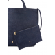 Torebka shopper bawełna niebieski TOREN-0334-7H
