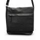Torba listonoszka w czarnym kolorze unisex 3026-a08wf