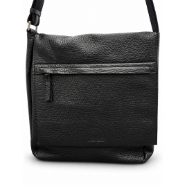 Torba listonoszka w czarnym kolorze unisex 3026-a08wf