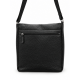 Torba listonoszka w czarnym kolorze unisex 3026-a08wf
